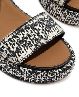 Women's Platform Woven Wedge Sandals