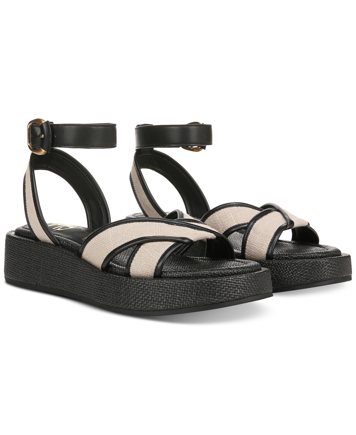 SAM EDELMAN WOMEN'S NYLIE STRAPPY FLAT SANDALS 