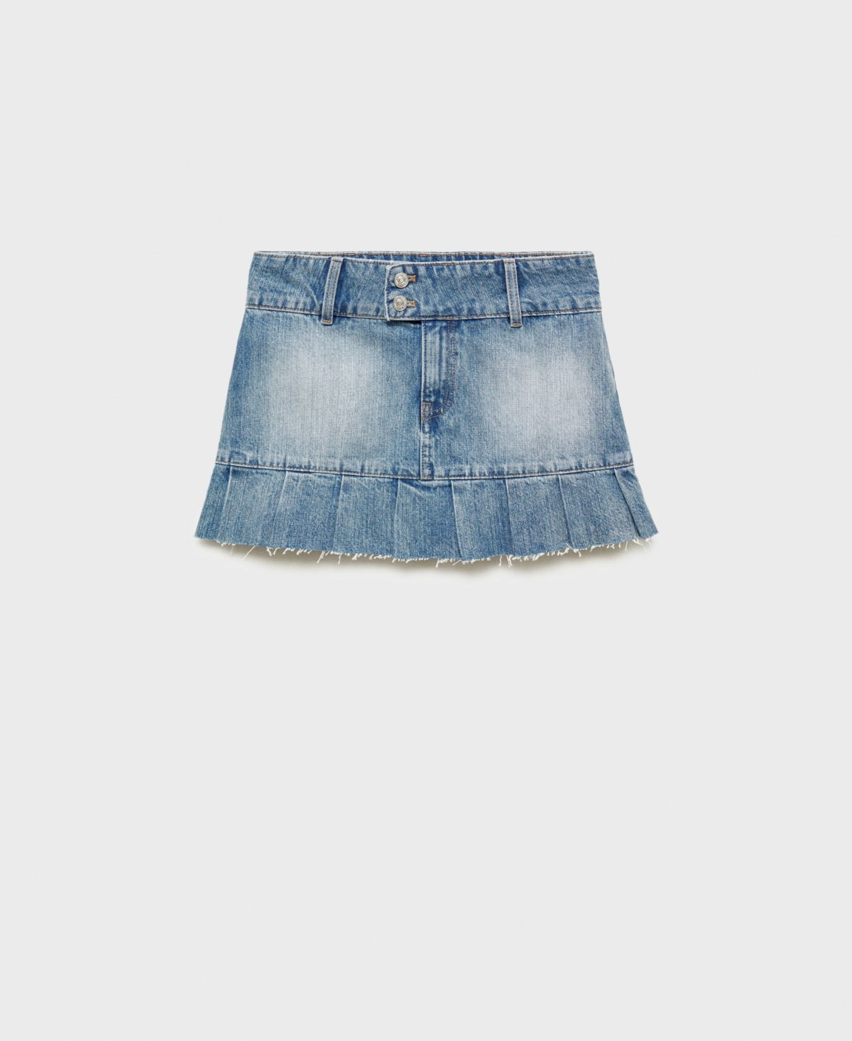 Shop Mango Women's Denim Mini Skirt