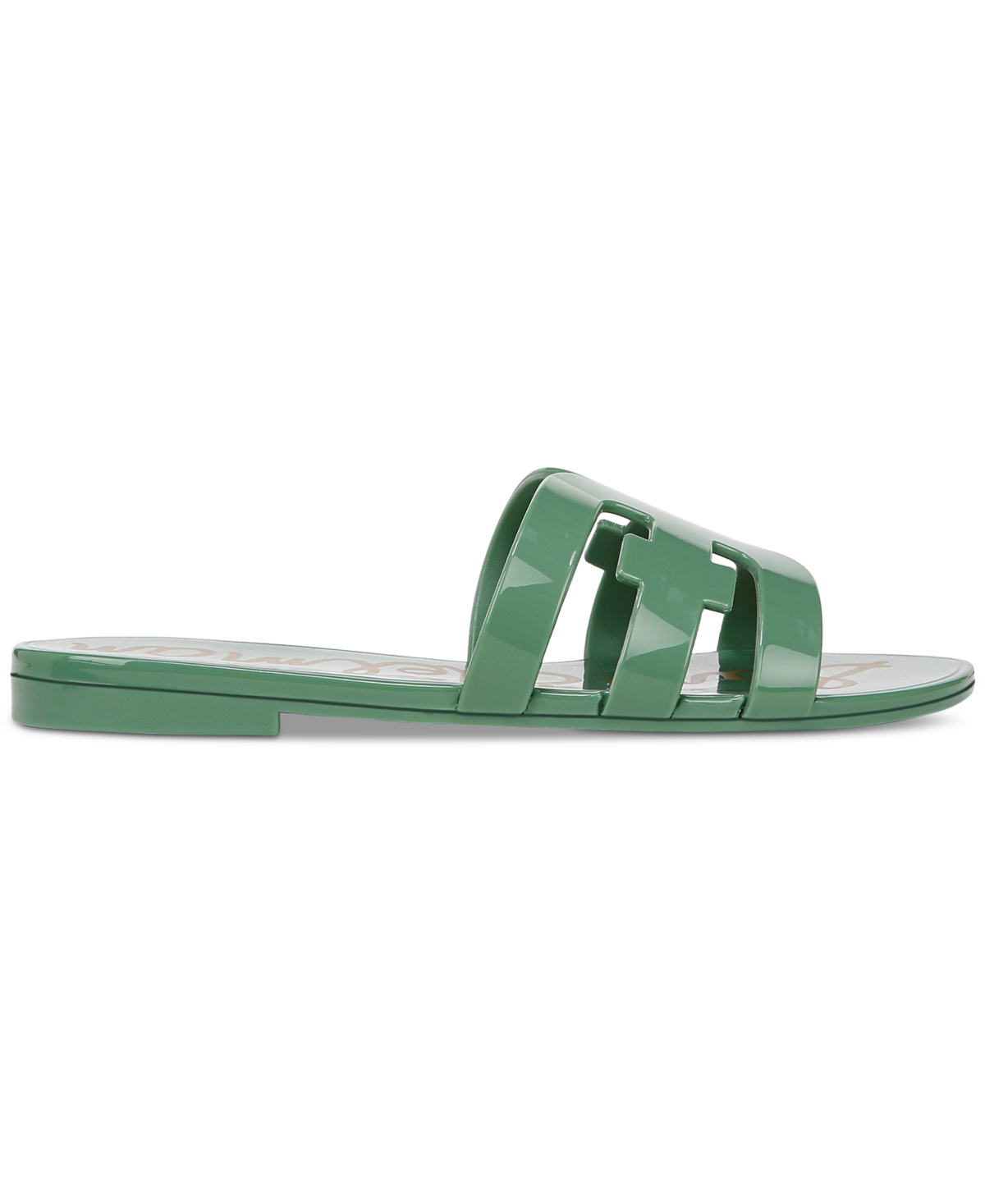 SAM EDELMAN WOMEN'S BAY JELLY SLIDE FLAT SANDALS 