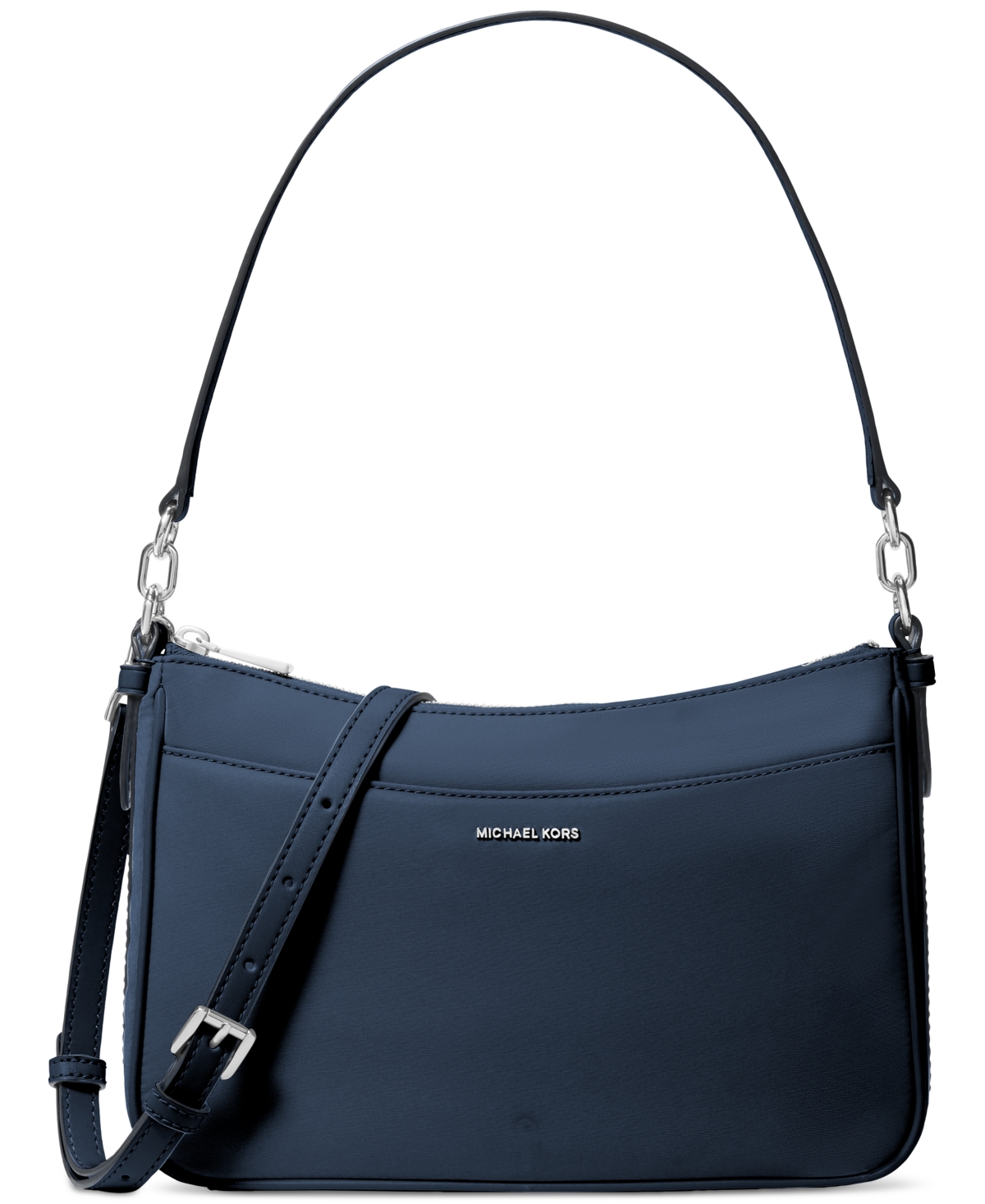 Michael Kors Michael  Jet Set Small Top Zip Pochette Crossbody In Navy