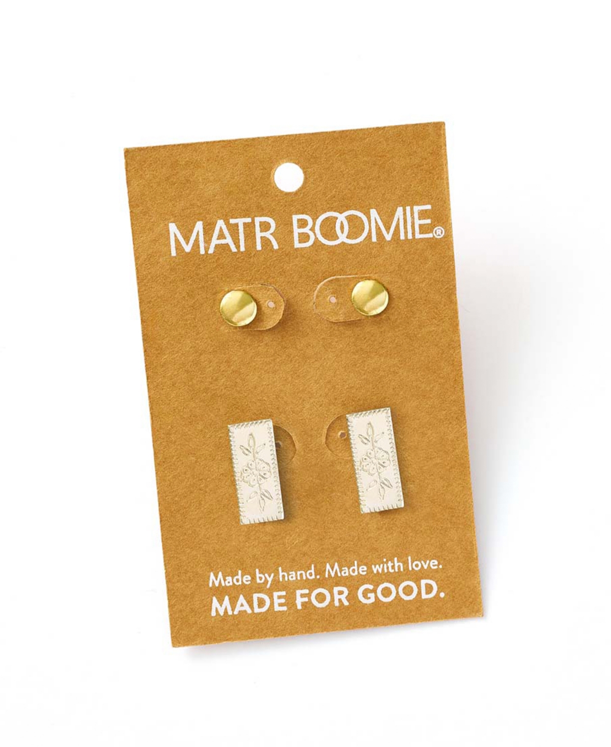 Matr Boomie Haveli Etched Earring Set In Open Miscellaneous