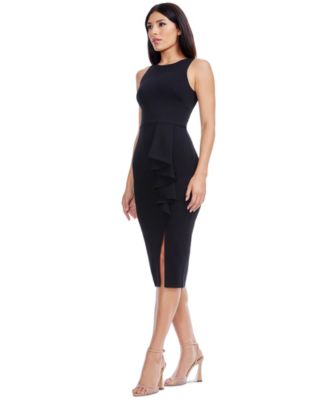 Dress the Population - Women's Ines Ruffled Bodycon Dress