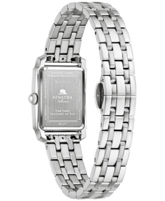 Women's The Very Thought of You Frank Sinatra Special Edition Stainless Steel Bracelet Watch 21mm