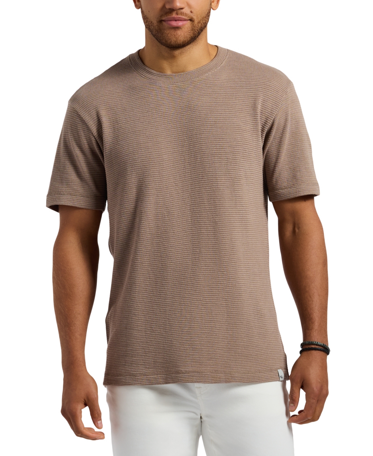 Men's Waffle Knit Short Sleeve Crewneck T-Shirt - Tuffet