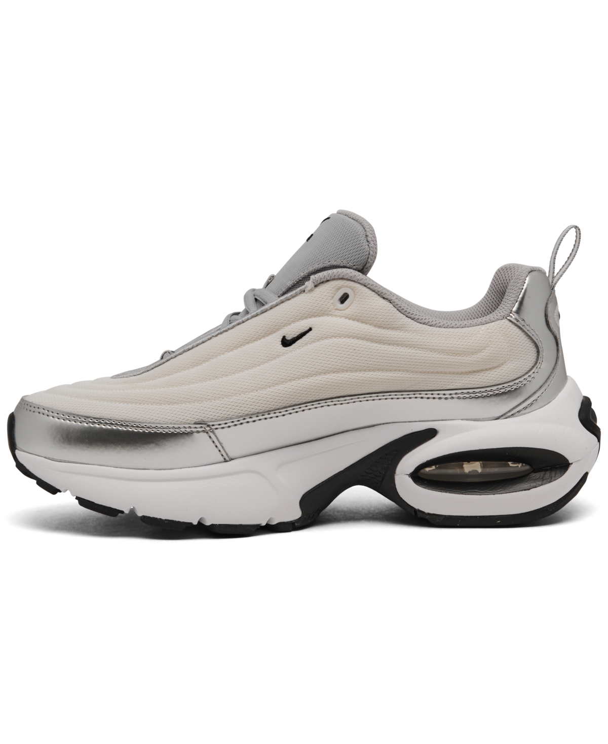 Nike Women's Air Max Portal Se Casual Sneakers From Finish Line In Met Silver,black