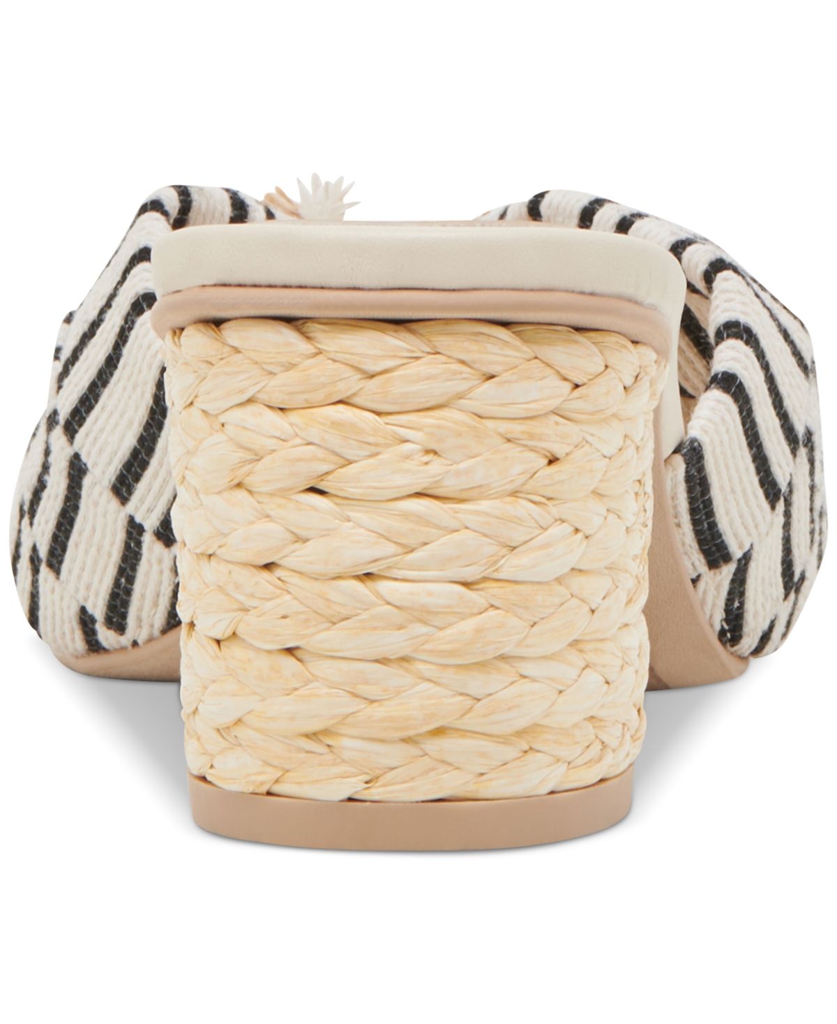 Dolce Vita Izra Sandal In Natural Multi Striped Linen