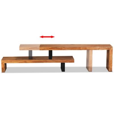 TV Stand Solid Acacia Wood