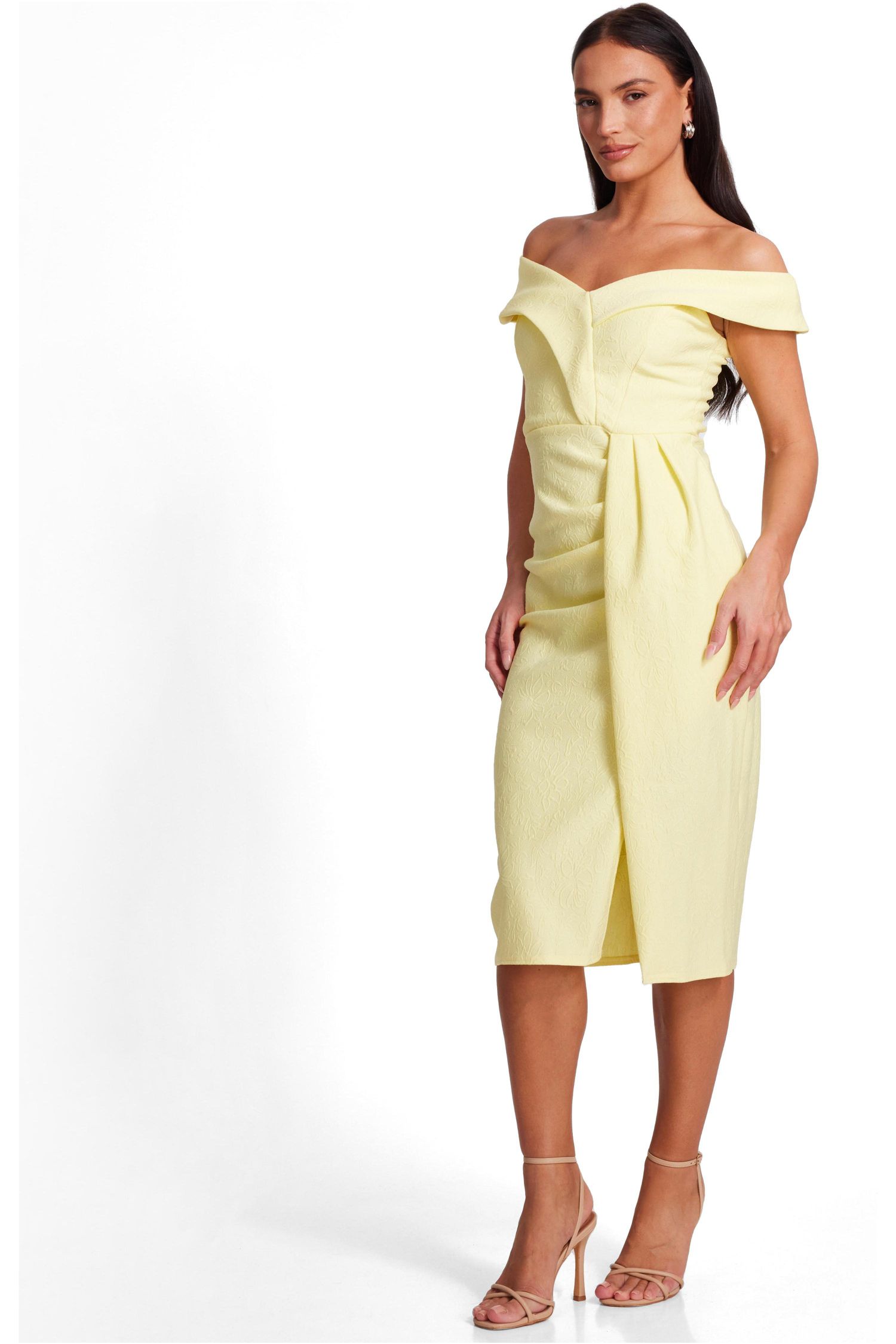 Women's Jacquard Midi Dress