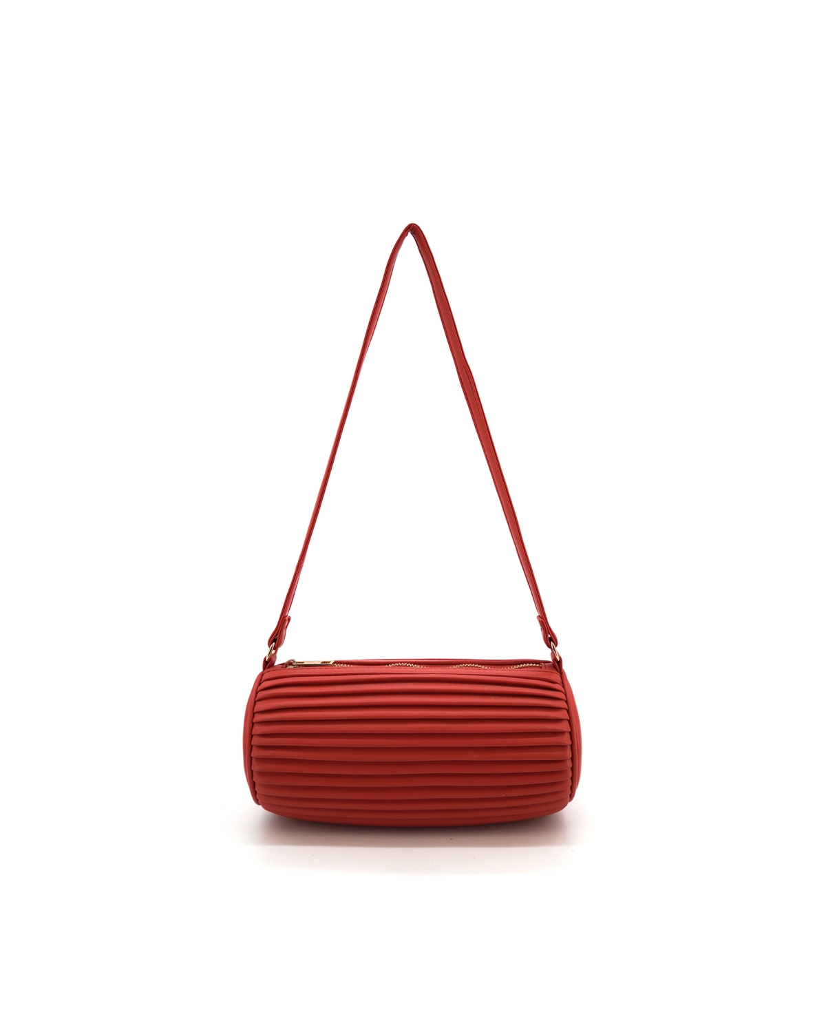 Laila Pleated Small Shoulder Bag - Black