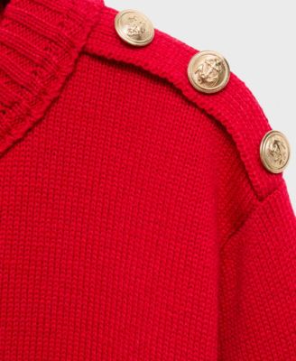 Women's Jewel Buttons Knitted Sweater