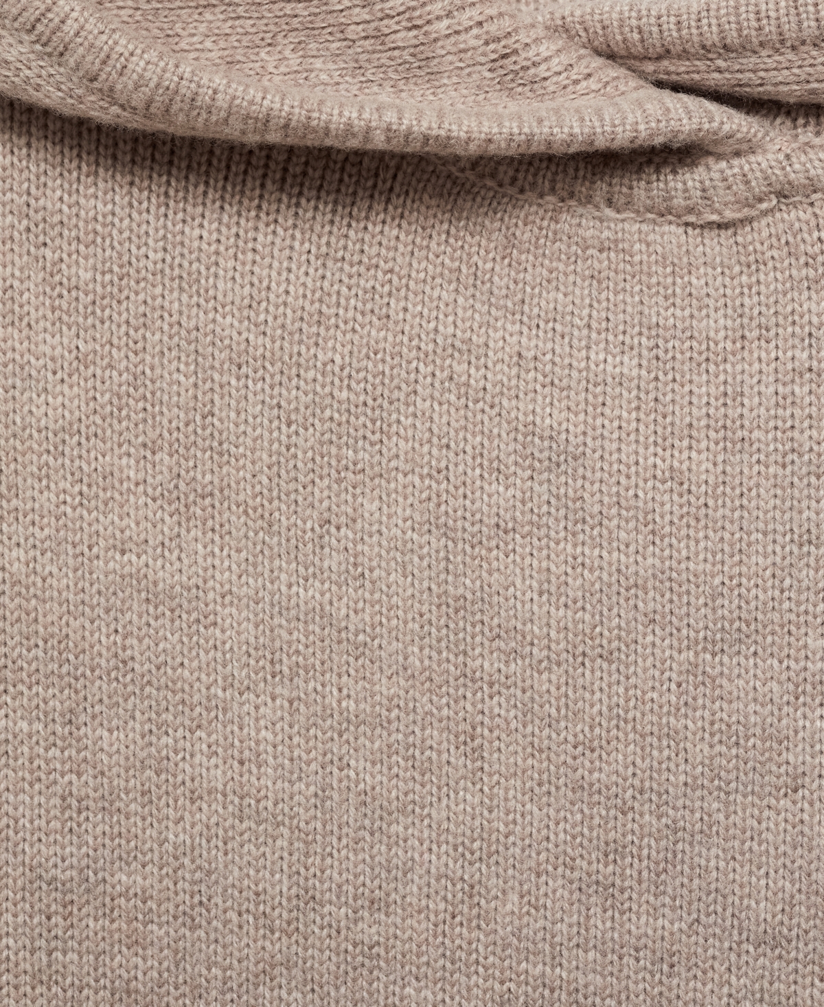 Mango Wool-blend Hooded Sweater Sand In Sand