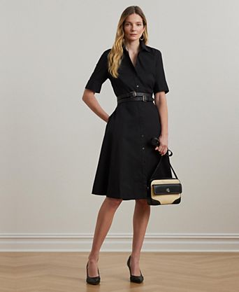 ralph lauren womens dresses Women's Lauren Sleeve length changes 0.25 between sizes Lauren Ralph Lauren Surplice Jersey