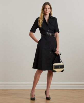 Lauren Ralph Lauren Cotton Shirtdress - Macy's