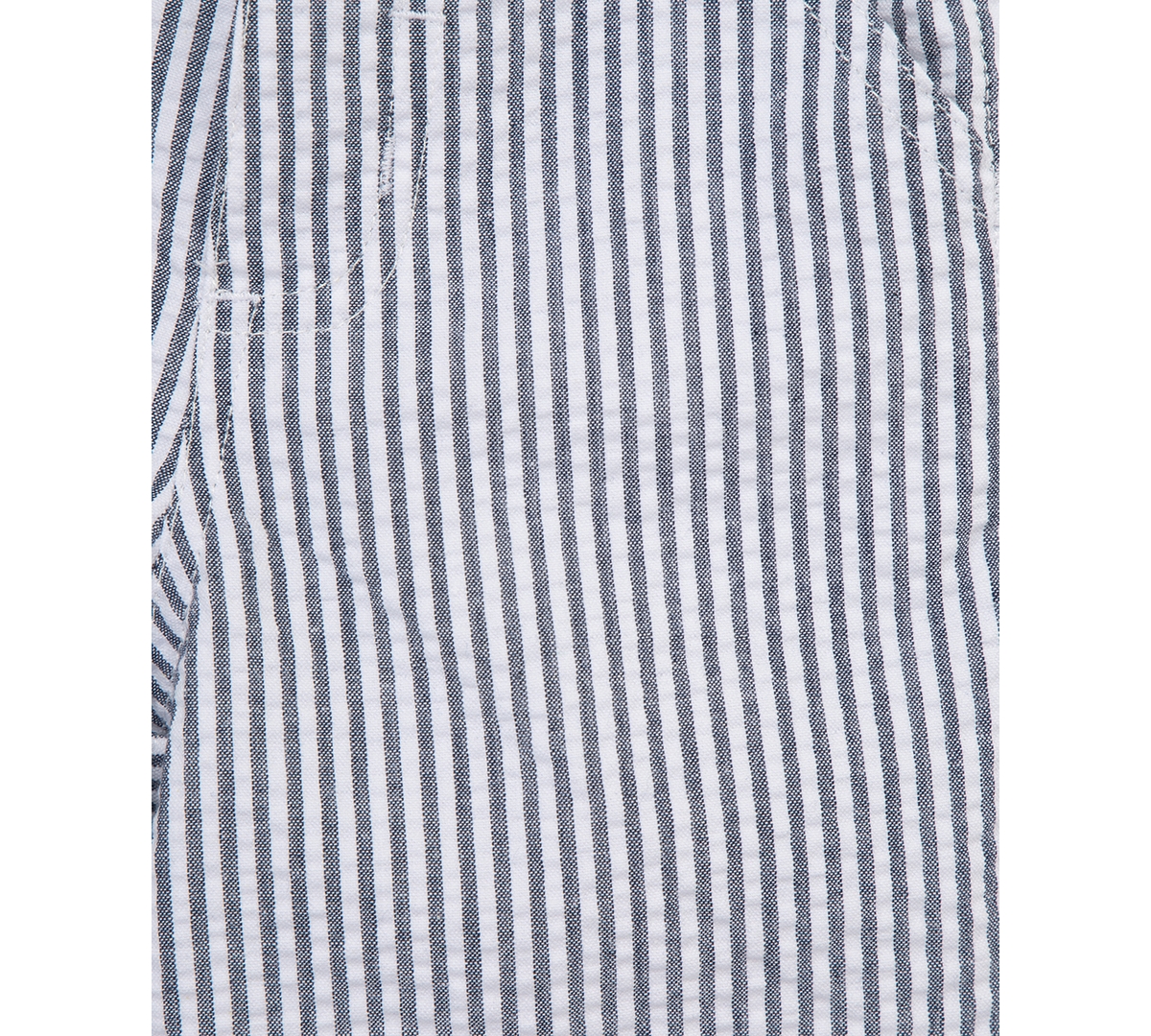 Little Me Baby Boys Cotton Golf Polo & Striped Shorts Set In Blue,green