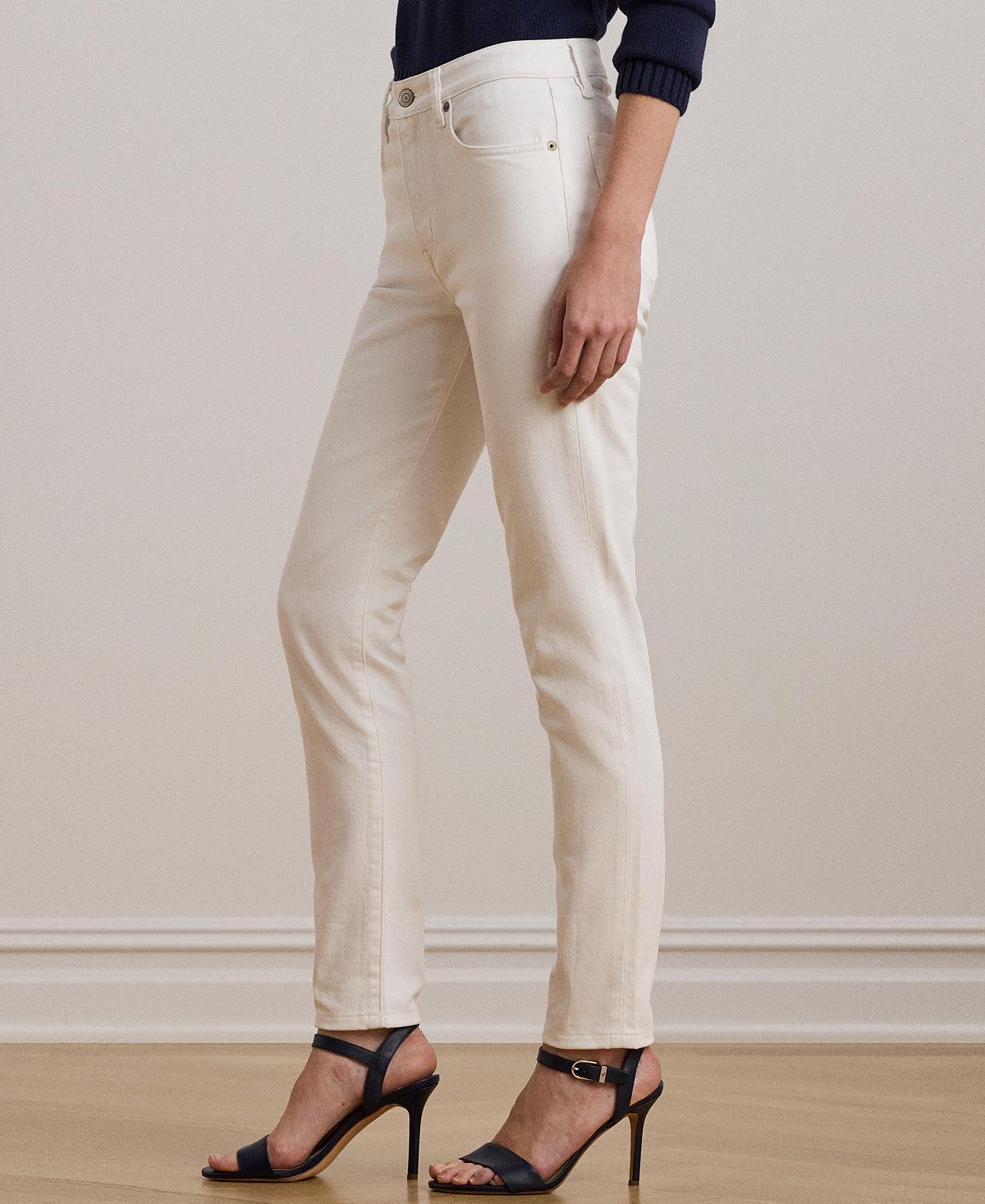 Lauren Ralph Lauren Women's High-Rise Skinny Ankle Jeans view 4 — MAYCSS fashion products