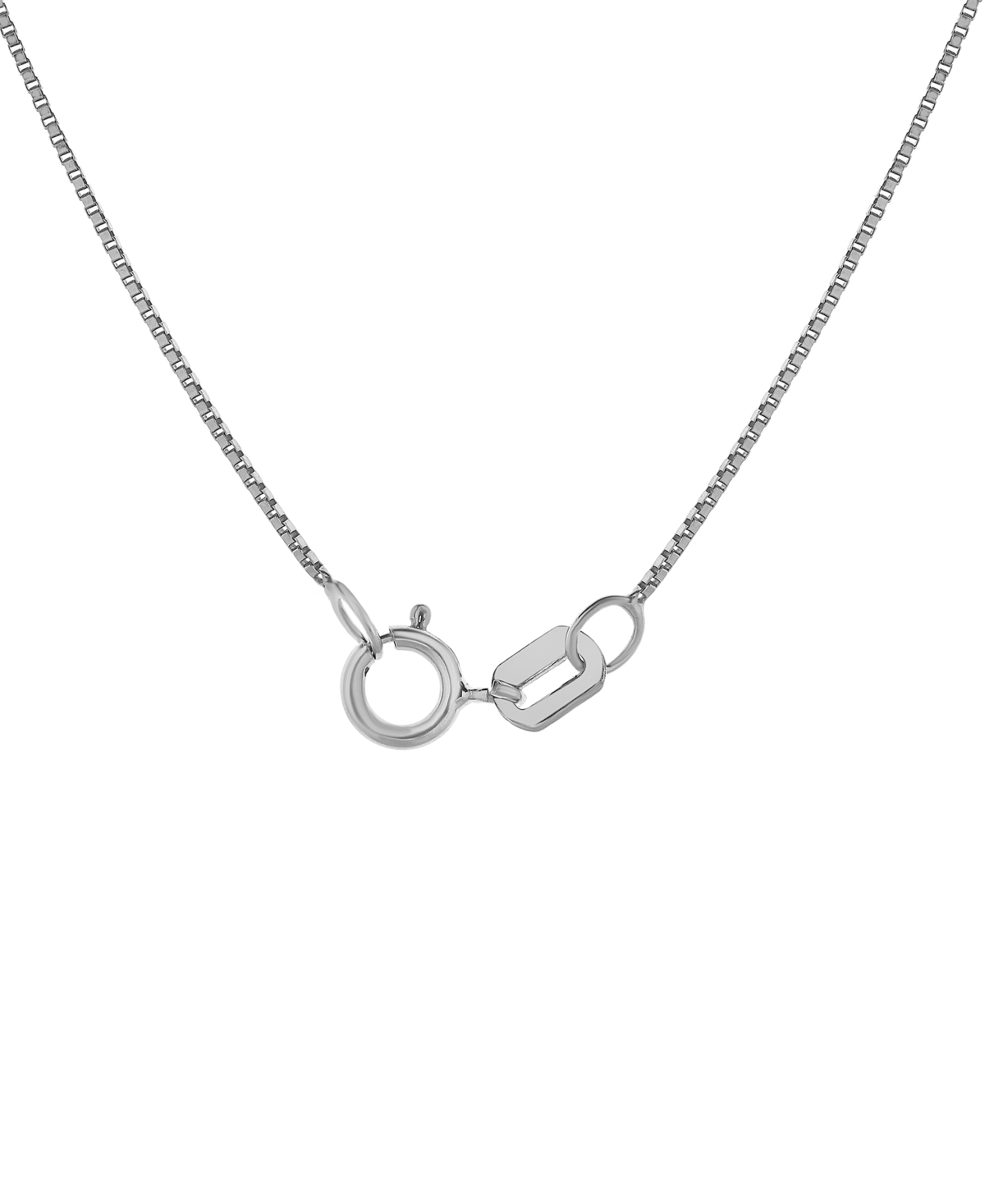 Macy's Diamond Halo Pendant Necklace (1/2 Ct. T.w.) In 14k White Gold In White Gold