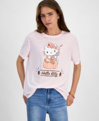 Love Tribe - Juniors' Hello Kitty Graphic T-Shirt