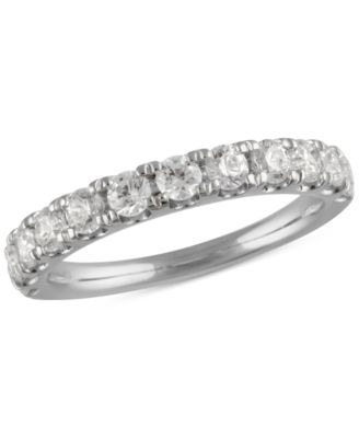 Macy's - Diamond Wedding Band (1 ct. t.w.) in 14k White Gold