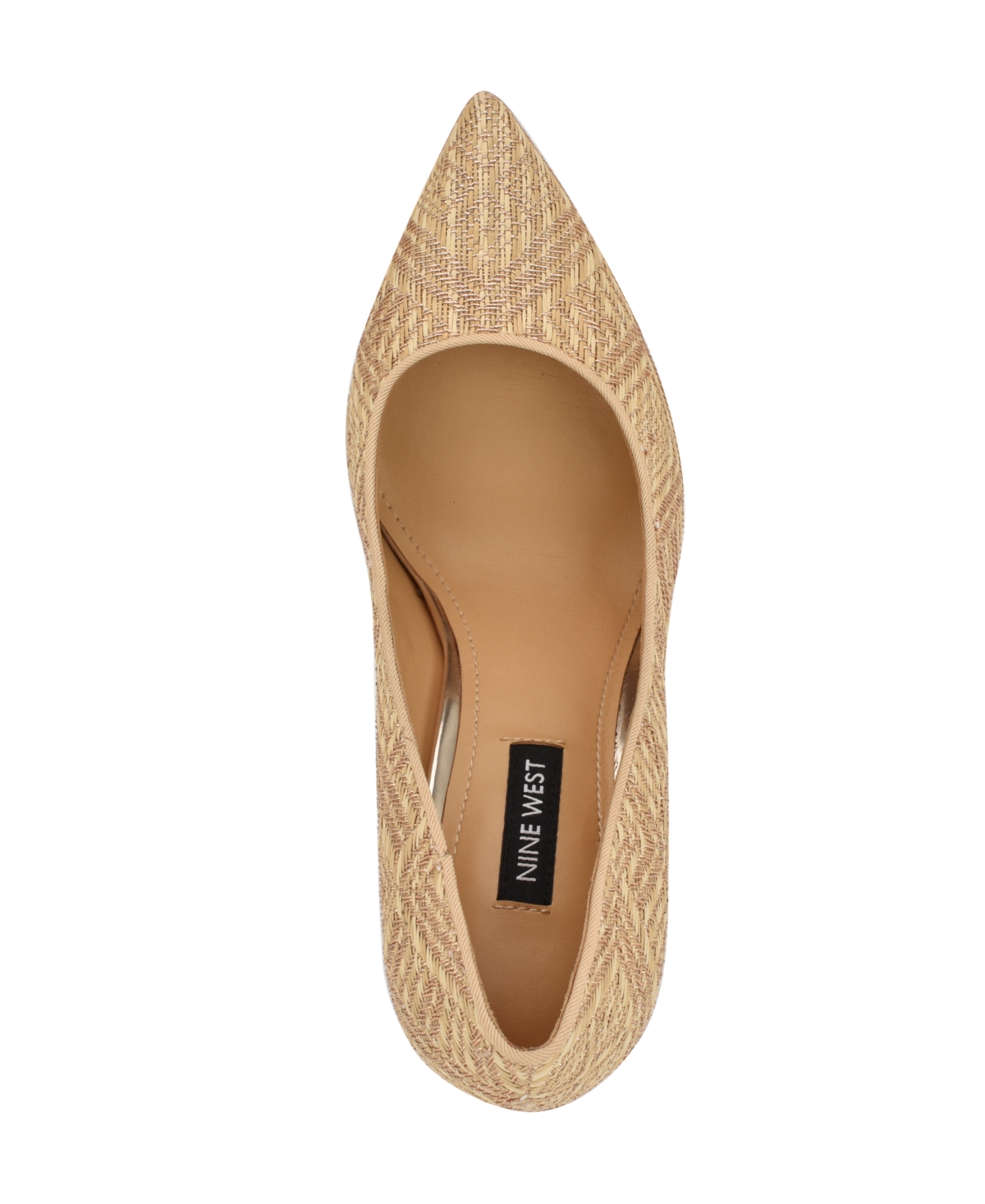 Shop Nine West Women's Tatiana Pointy Toe Stiletto Pumps In Light Natural