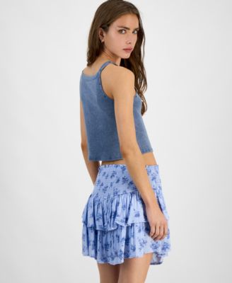 Juniors' Born to Be a Cowgirl Graphic Tank Top