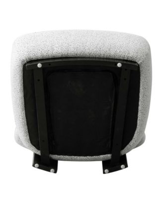 Bartow Modern Woven Fabric Upholstered Accent Chair