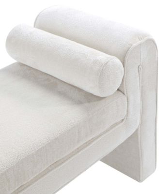 Concord 59" Modern Chenille Upholstered Bench