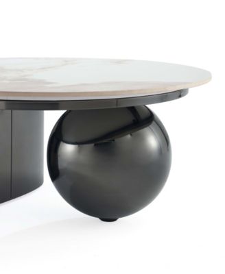Laurel 31.49" Modern Sintered Stone Top Coffee Table