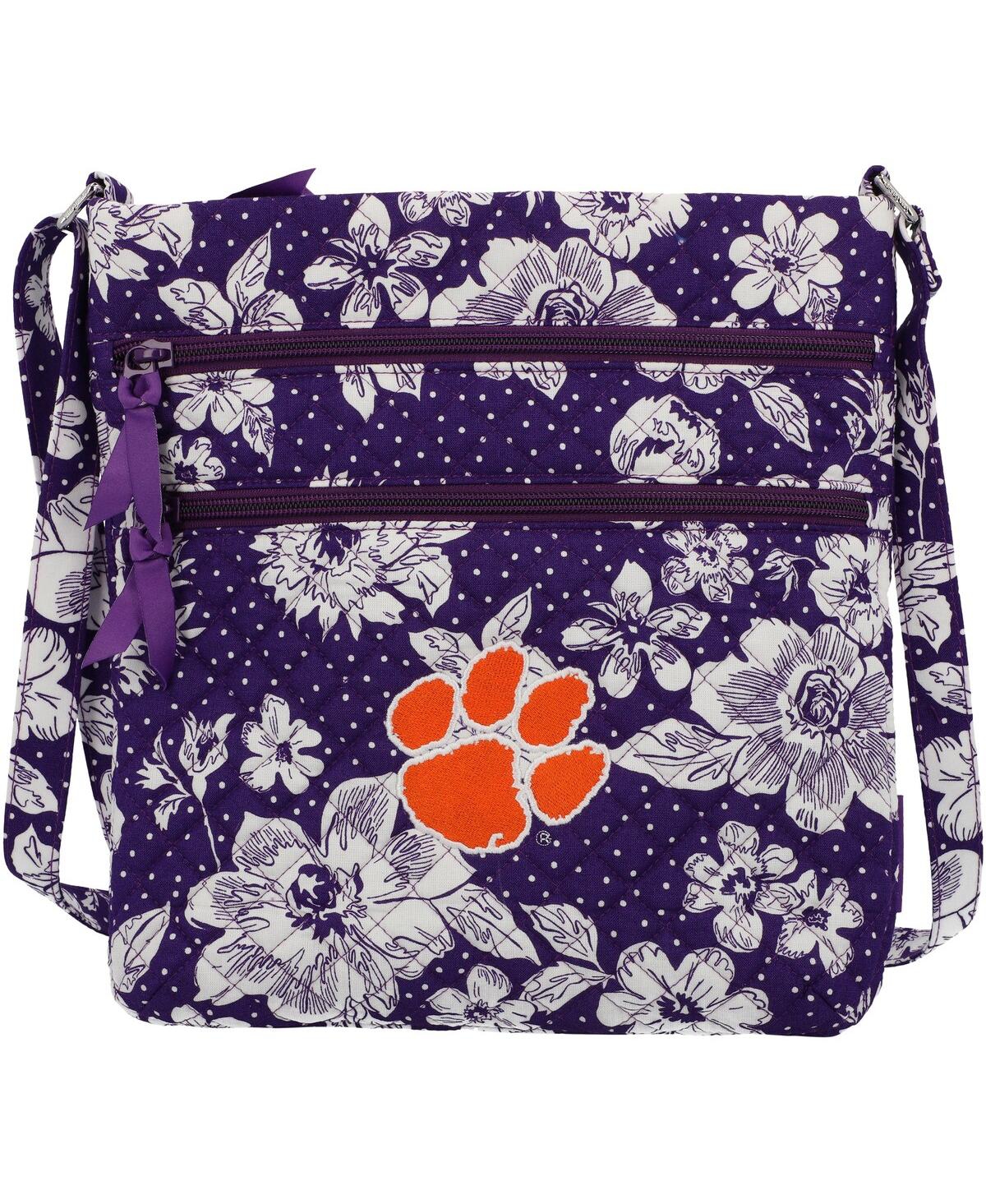 Clemson Tigers Rain Garden Triple-Zip Hipster Crossbody Bag