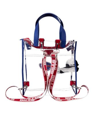 Buffalo Bills Clear Convertible Backpack Tote Bag