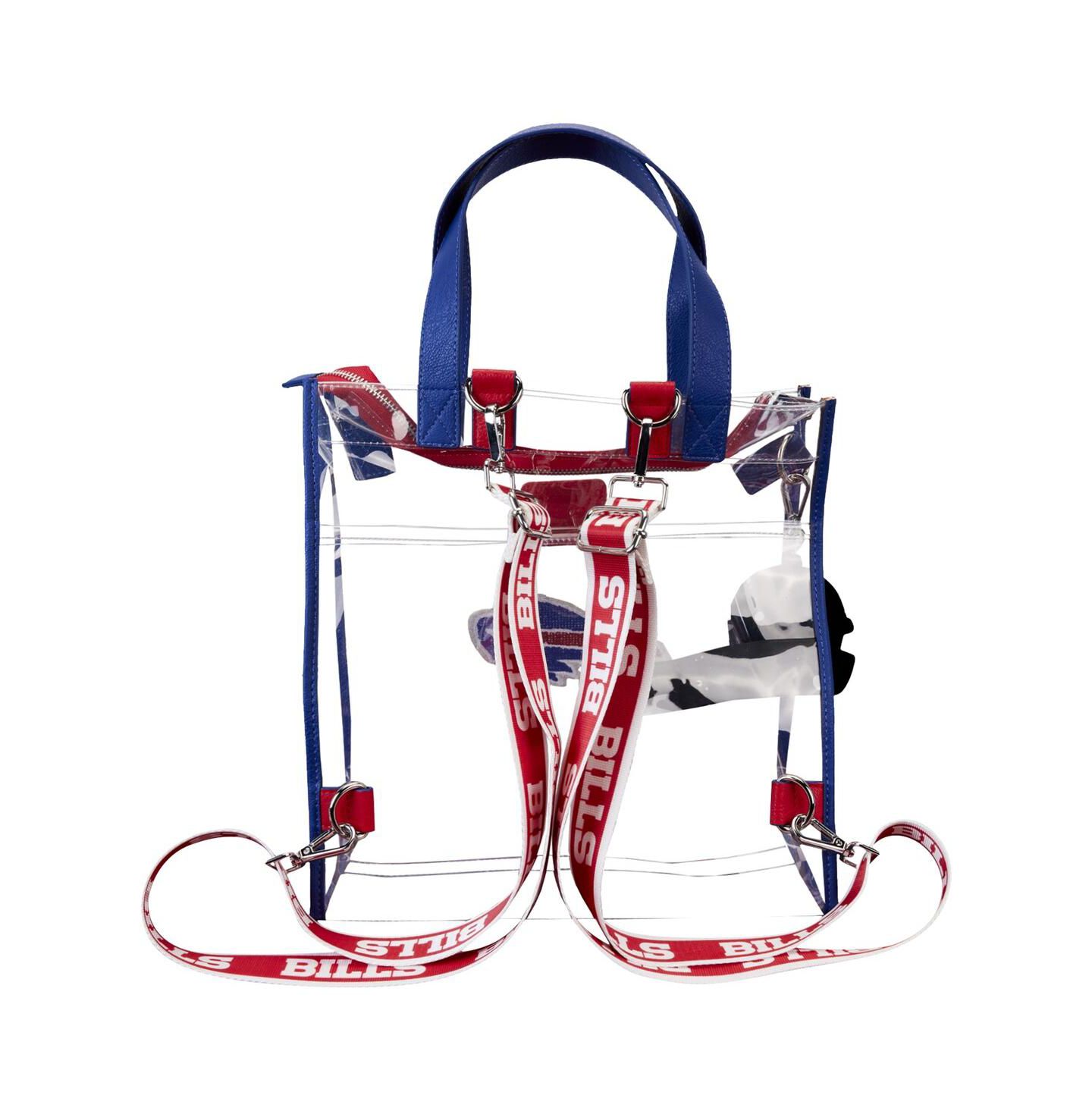 Рюкзак Loungefly Buffalo Bills Clear Convertible Tote Bag — фото 3