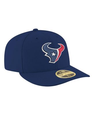 Men's Navy Houston Texans Omaha Low Profile 59FIFTY Fitted Hat