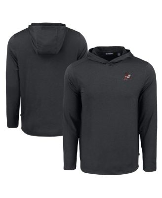Cutter & Buck - Men's Cutter Buck Black Arkansas Razorbacks Coastline Epic Comfort Eco Long Sleeve Hoodie T-Shirt