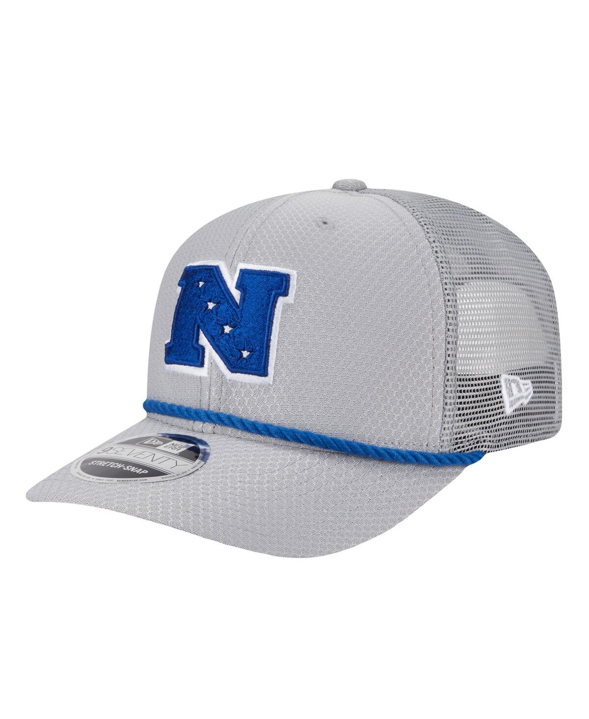 NEW ERA MEN'S GRAY MINNESOTA VIKINGS 2025 PRO BOWL 9SEVENTY STRETCH-SNAP HAT 