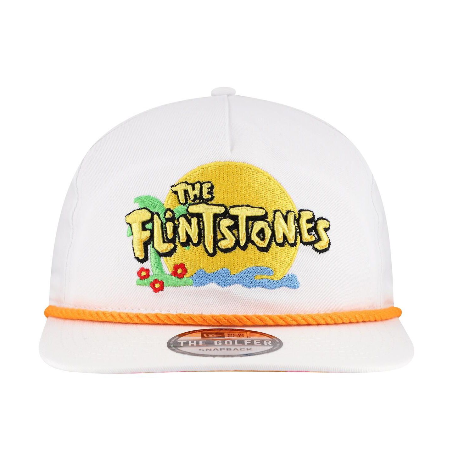 Мужская кепка New Era White The Flintstones Golfer Adjustable Hat — фото 5