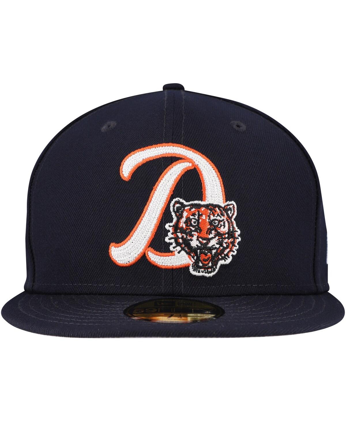 Shop New Era Men's Navy Detroit Tigers Duo Logo 2.0 59fifty Fitted Hat