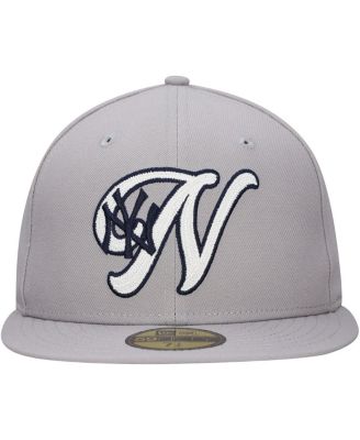 Men's Gray New York Yankees Duo Logo 2.0 59FIFTY Fitted Hat