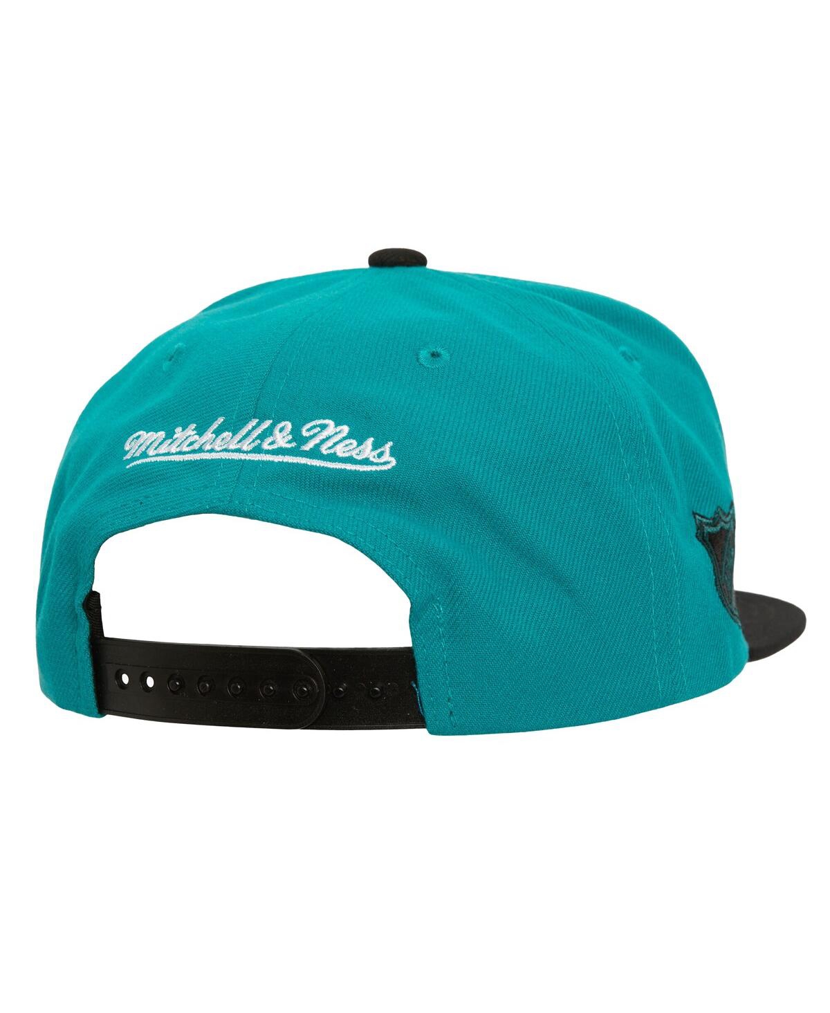 Mitchell & Ness Men's Teal San Jose Sharks Soul Triple Up Snapback Hat