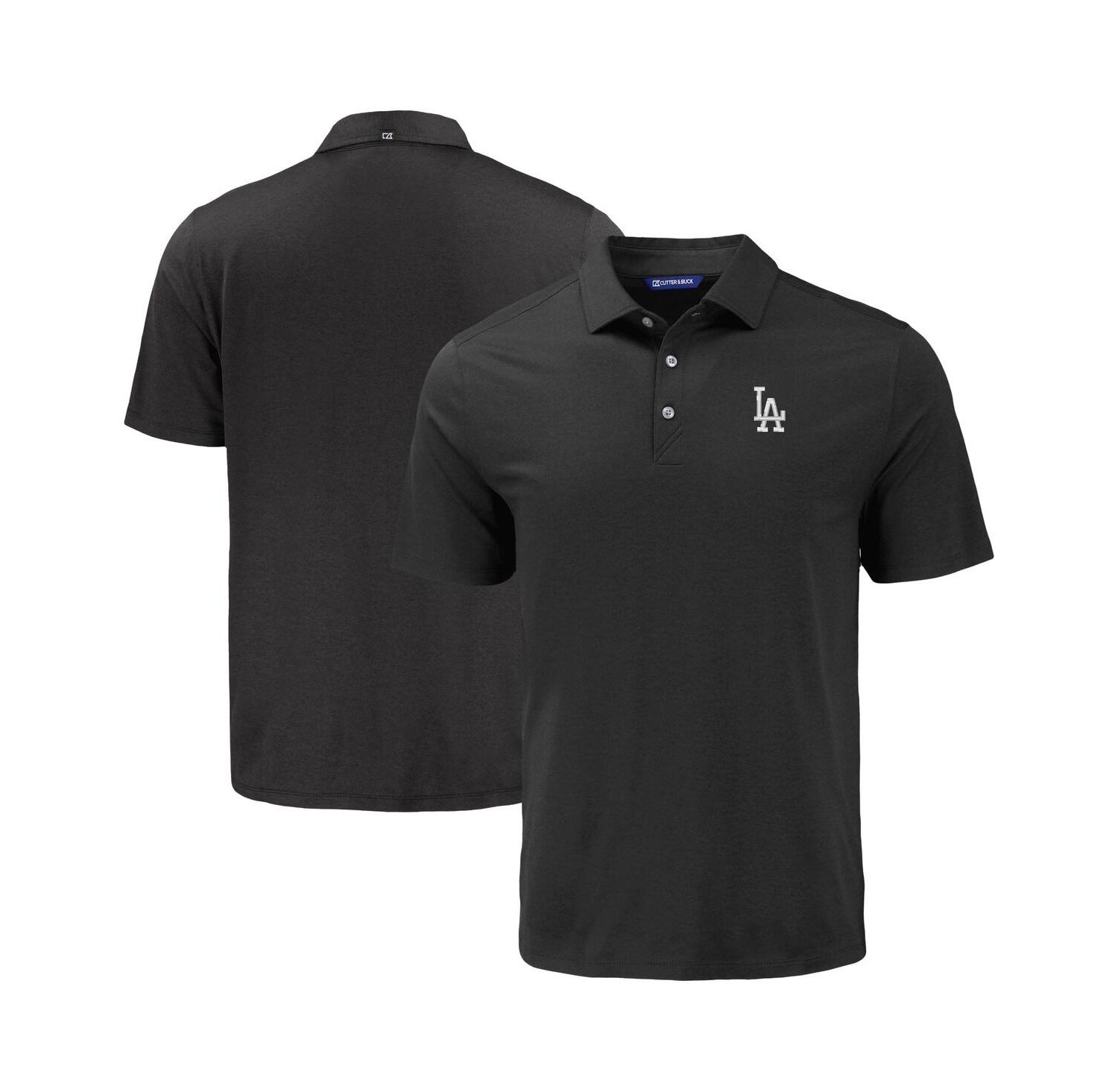 Men's Black Los Angeles Dodgers Coastline Epic Comfort Eco Polo