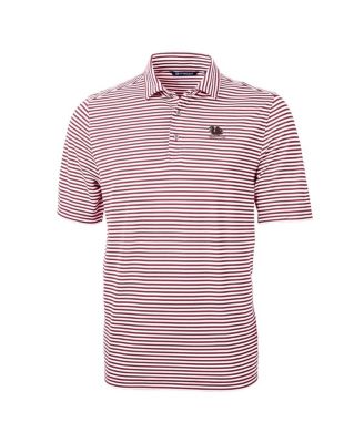 Men's Garnet South Carolina Gamecocks Vault DryTec Virtue Eco Pique Stripe Polo
