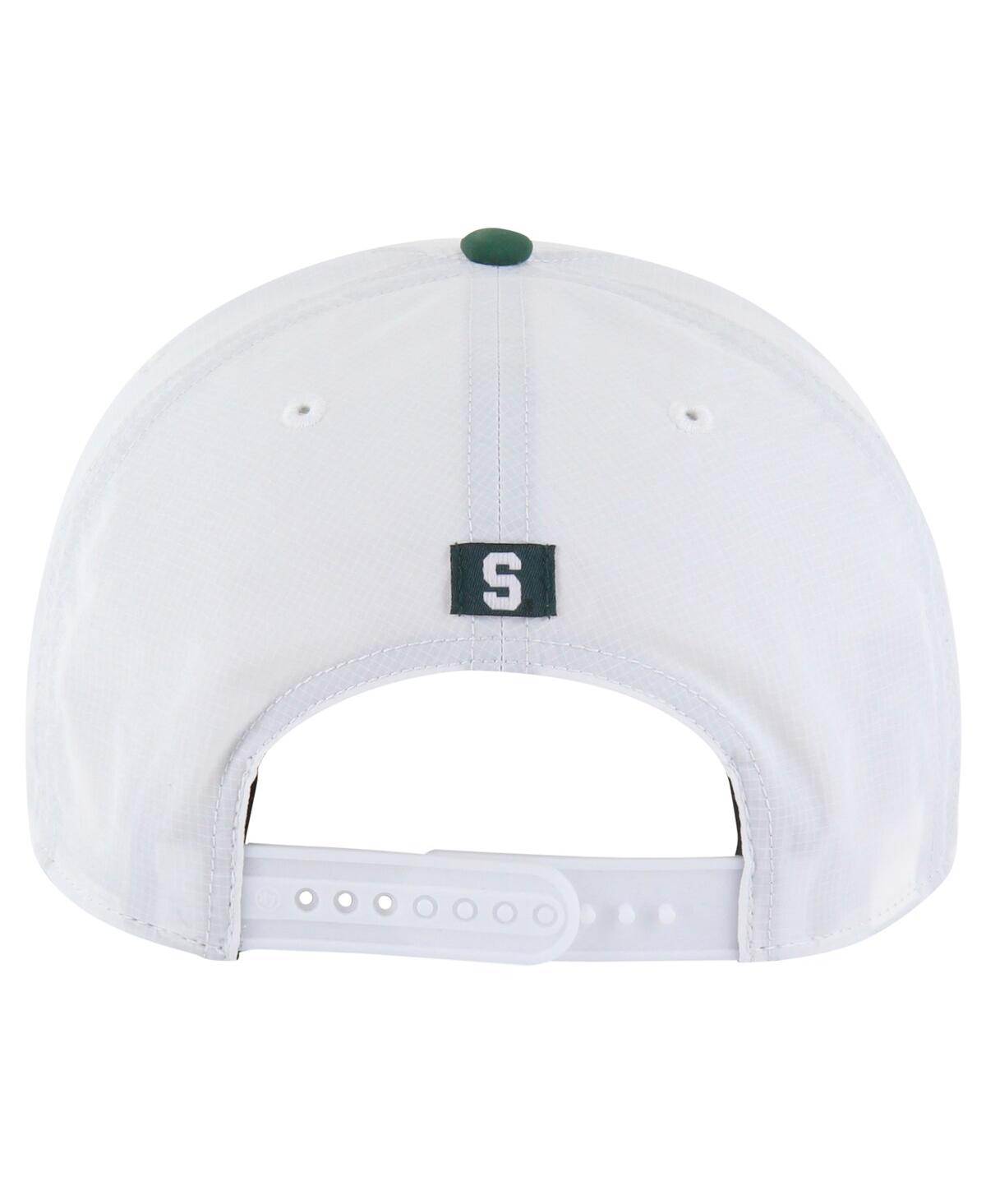 47 Brand Men's White Michigan State Spartans Lineman Hitch Brrr Adjustable Hat In White