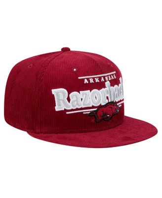 Men's Cardinal Arkansas Razorbacks Display 9FIFTY Snapback Hat