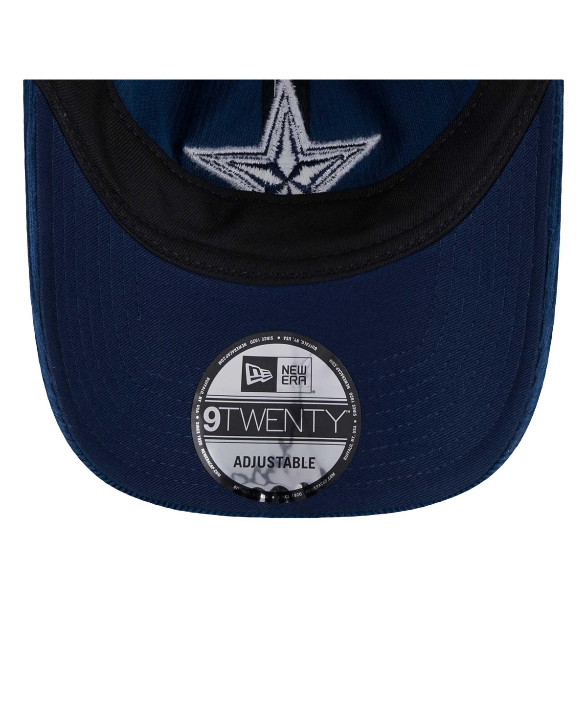New Era Men's Navy Dallas Cowboys Corded 9twenty Adjustable Hat In Navy