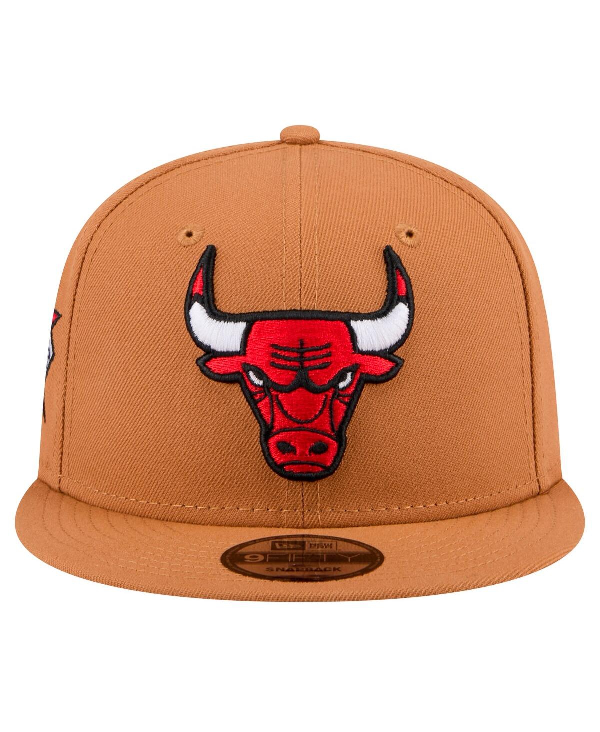 Shop New Era Men's Tan Chicago Bulls Color Pack 9fifty Snapback Hat