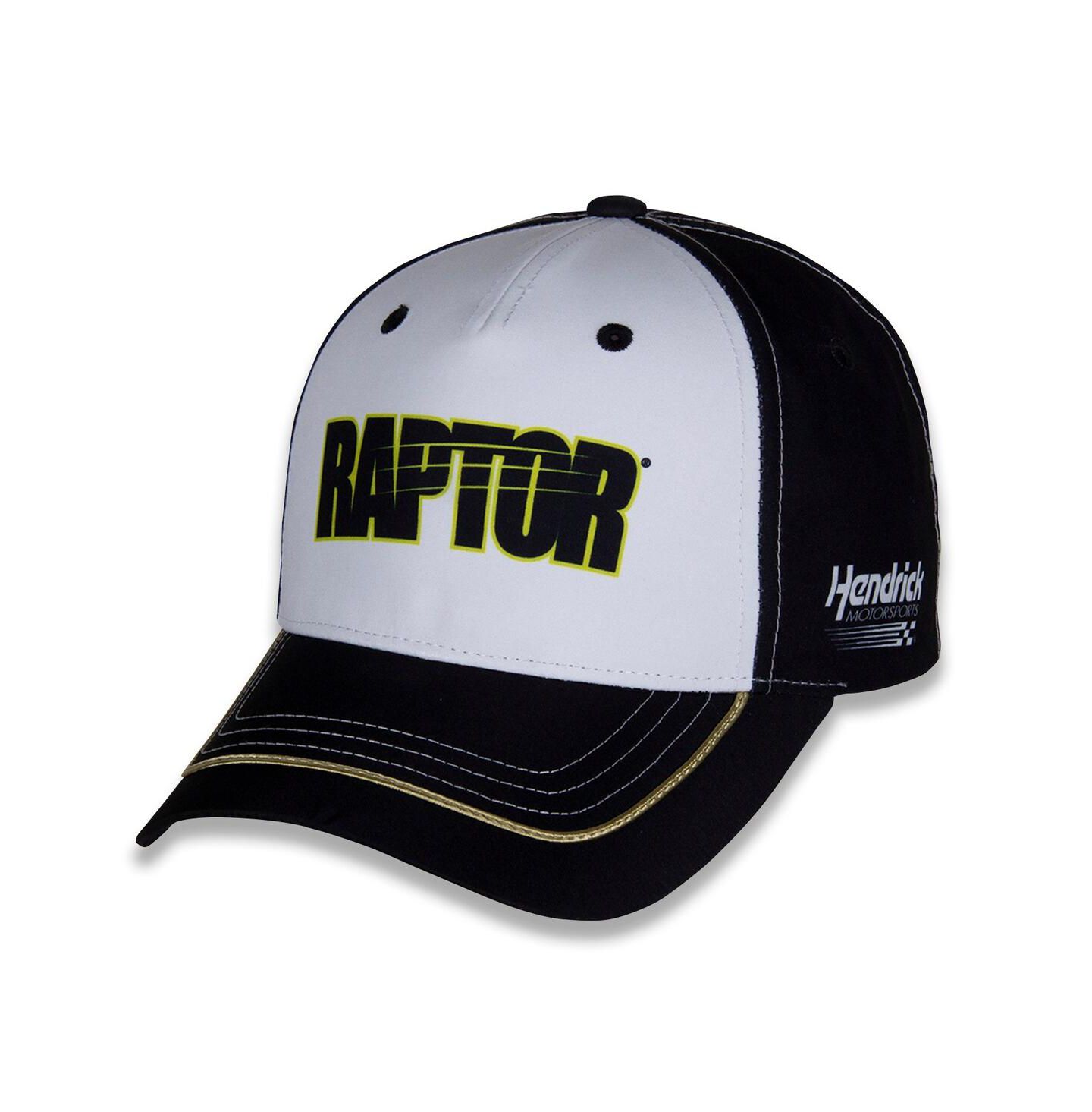 Мужская кепка Hendrick Motorsports Team Collection White/Black William Byron Raptor Uniform Adjustable Hat — фото 1