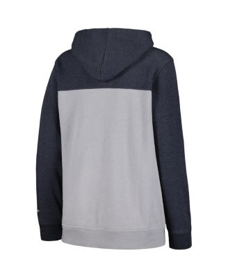 Women's Navy New York Yankees Color Block Full-Zip Hoodie Jacket