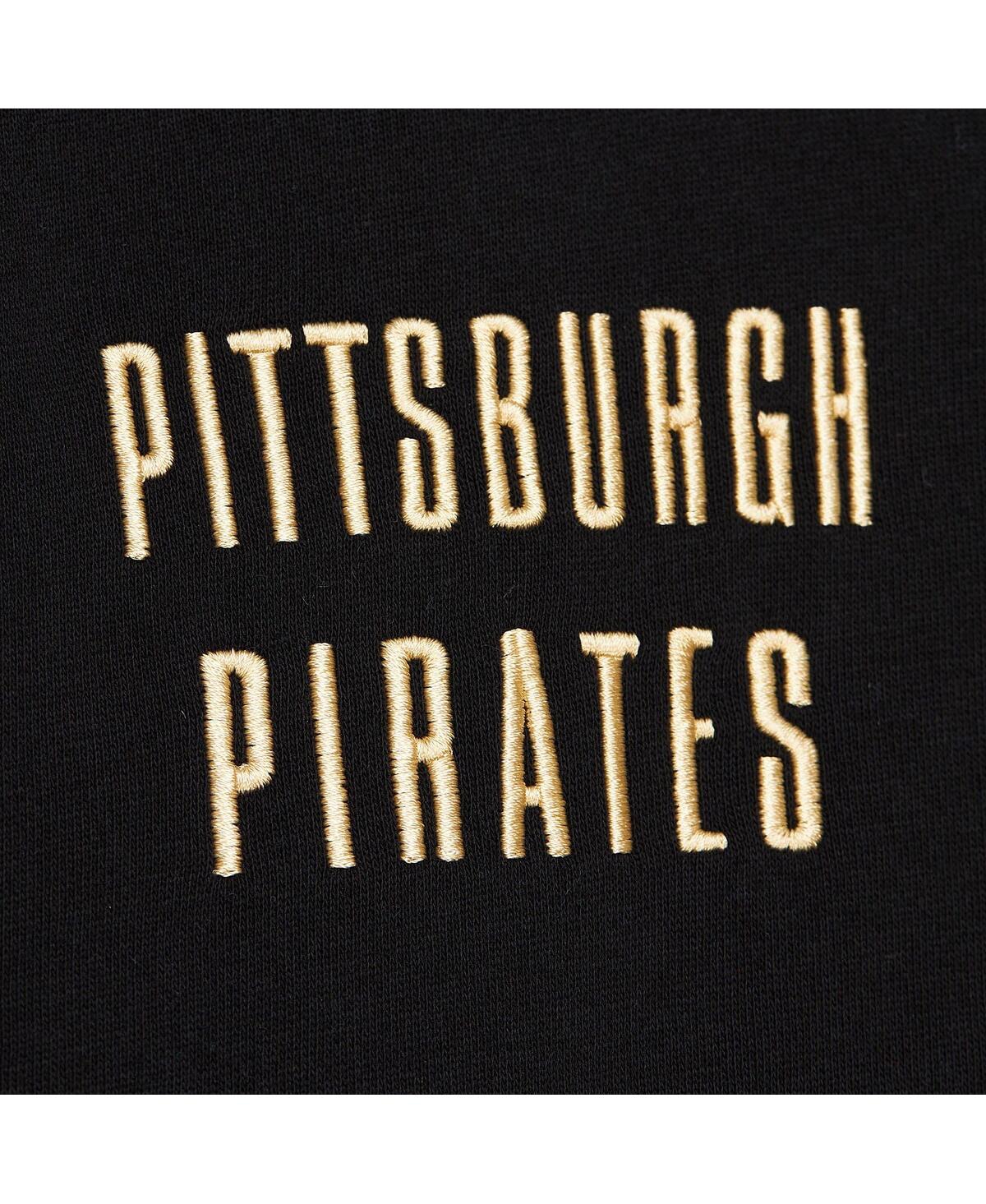 Mitchell & Ness Men's Black Pittsburgh Pirates Team Og 2.0 Current Logo Fleece Pullover Hoodie In Black