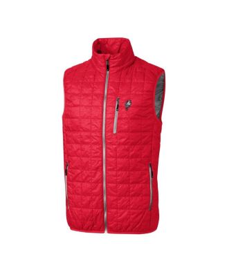 Men's Scarlet Ohio State Buckeyes Primary Team Logo Rainier PrimaLoft Insulated Full-Zip Puffer Vest