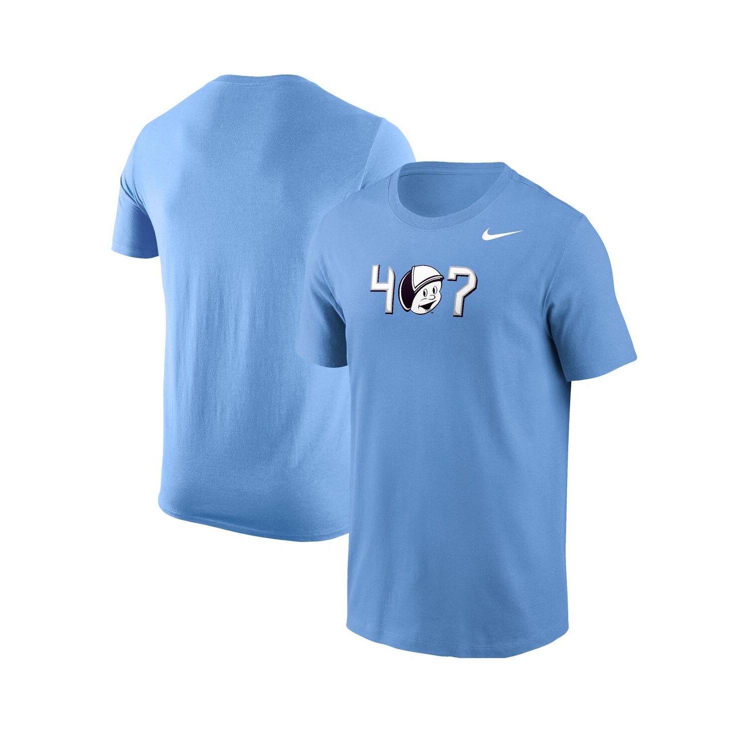 Men's Powder Blue UCF Knights 2024 Space Game 407 T-Shirt