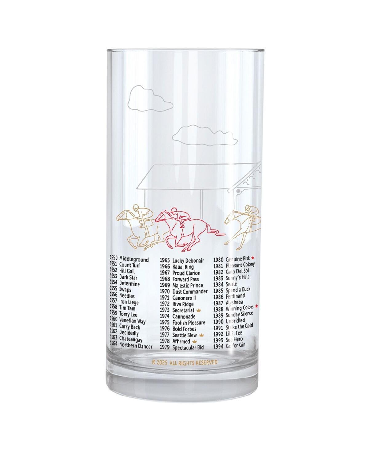 West Coast Novelty Kentucky Derby 151 12 Oz. Mint Julep Glasses Two Pack In No Color